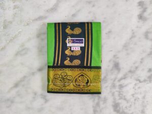 Art Silk Jacquard Light Green Colour Dhoti Set – Premium Emboss