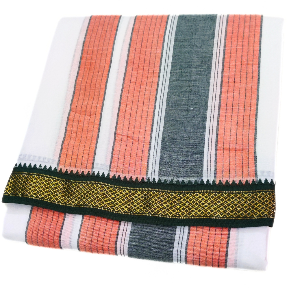 5 Kan Cotton Mayilkan Dhoti Kanchi Mundhi