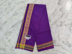 Men’s Cotton Dhoti – Violet Color Dhoti
