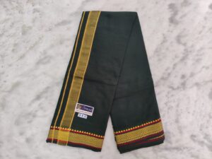 Men’s Cotton Dhoti – Dark Green Color Dhoti