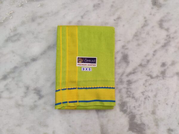 Men's Cotton Dhoti - Light Green Color Dhoti