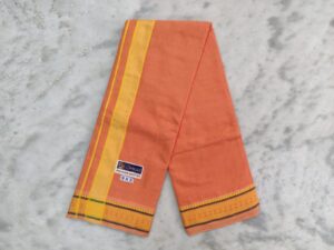 Men’s Cotton Dhoti – Salmon Color Dhoti