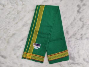 Men’s Cotton Dhoti – Green Color Dhoti