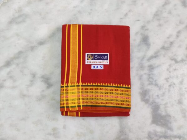 Men's Cotton Dhoti - Medium Brown Color Dhoti