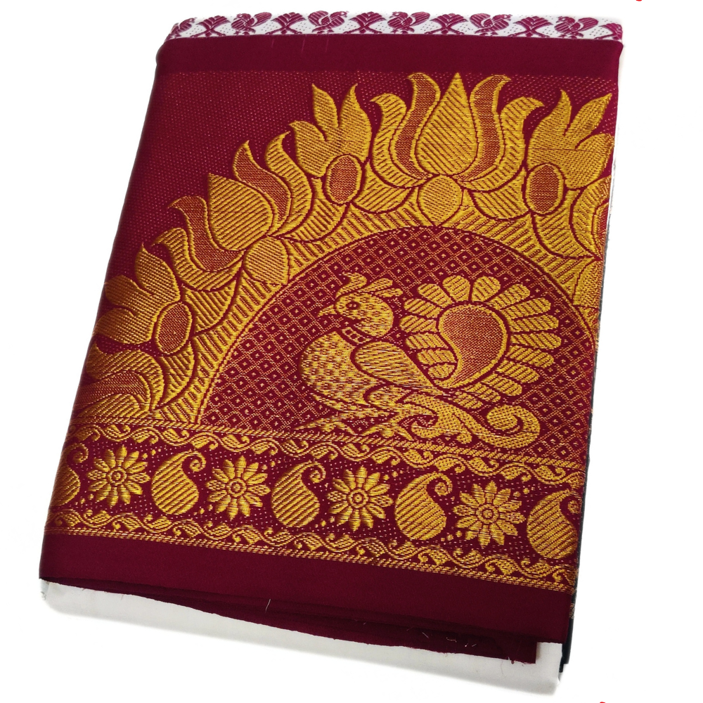 Aandavar Jacquard 12 Inch Border Dhoti