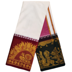 Aandavar Jacquard 12 Inch Border Dhoti