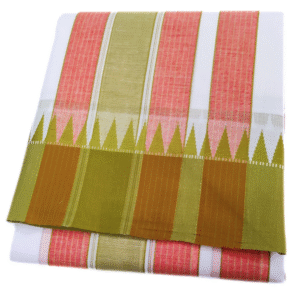Medium Tower Mokku Temple Border Cotton Dhoti
