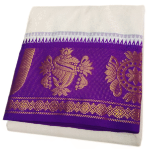 U Thiruman Designed 7 Inch Jacquard Dhoti