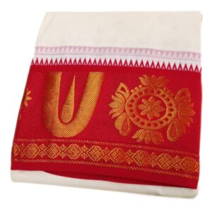 U Thiruman Designed 7 Inch Jacquard Dhoti