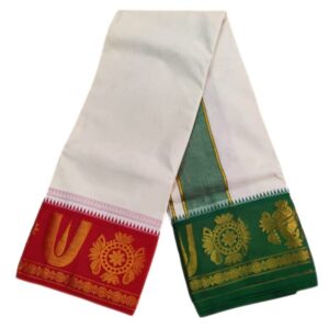U Thiruman Designed 7 Inch Jacquard Dhoti