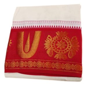 U Thiruman Designed 7 Inch Jacquard Dhoti