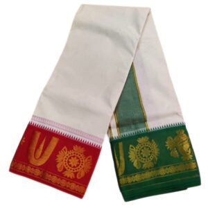 U Thiruman Designed 7 Inch Jacquard Dhoti