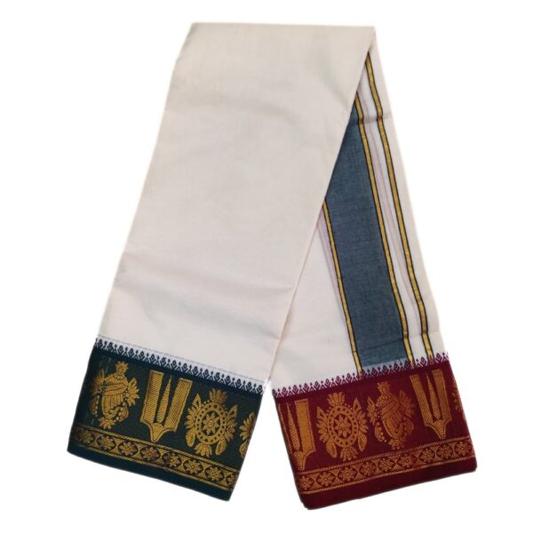 Y Thiruman 7 Inch Border Dhoti - Image 2