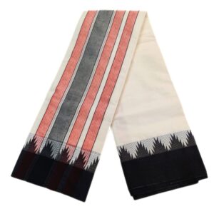 Black Temple Border Vaishnava Dhoties