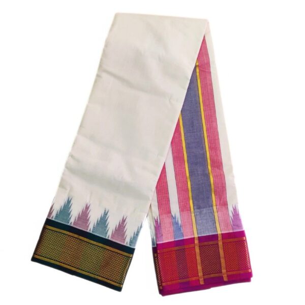 Mayilkan Design Handloom Dhoti - Image 2