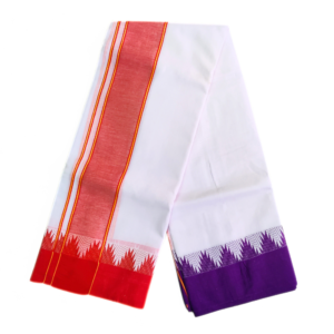 Temple Border Gundanji Cotton Dhoti