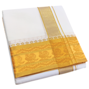 Annam Premium Tissue Border Jacquard Dhoti