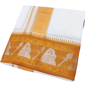 Lord Muruga Border Jacquard Dhoti