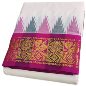 Temple Border Kanchi Cotton Handloom Dhoti