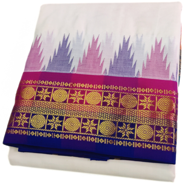Handloom Temple Border Cotton Dhoti