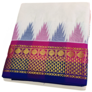 4 Inch Temple Border Handloom Dhoti