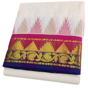 Thalampoo Border Handloom Dhoti