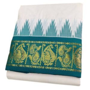 Mango Designed Temple Border Handloom Dhoti
