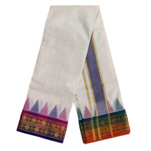 5 Inch Temple Border Handloom Dhoti