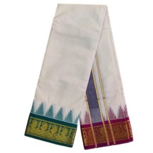 Handloom Temple Border Cotton Dhoti
