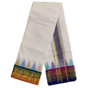 Muhurtham 5″ Temple Border Handloom Dhoti