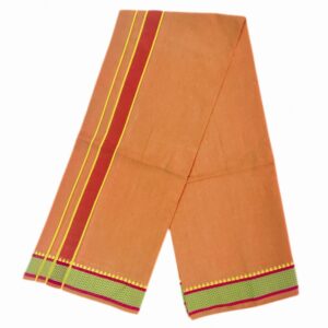 Biscuit Color Mayilkan Cotton Dhoti/Lungi