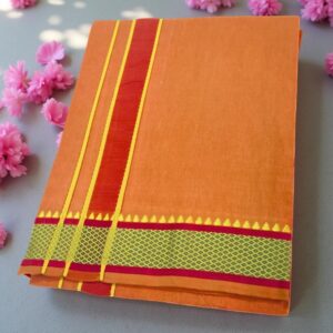 Biscuit Color Mayilkan Cotton Dhoti/Lungi