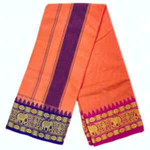 Kanakambaram Color Pure Cotton Dhoti