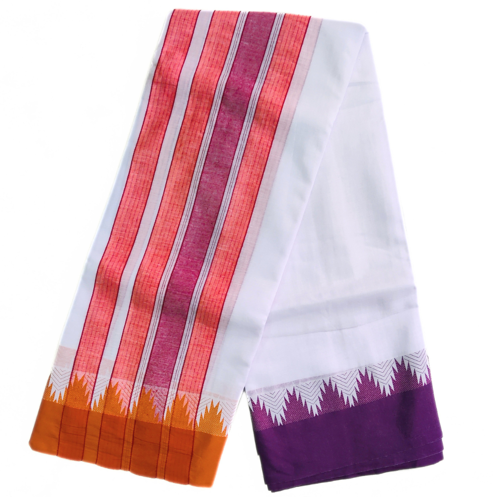 Pavanji Thalampoo Kanchi Mundhi Dhoti Towel Set