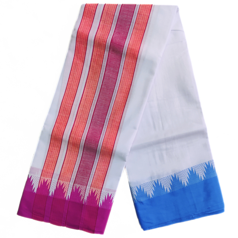 Pavanji Temple Border Kanchi Mundhi Dhoti Towel