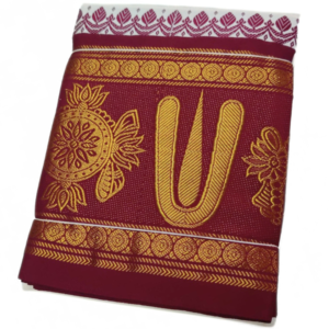 Thiruman Designed 12 Inch Border Dhoti Towel Set