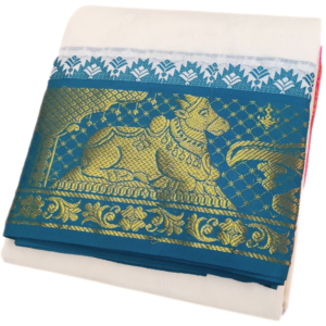 Nandhi Lingam Designed 7 Inch Jacquard Dhoti
