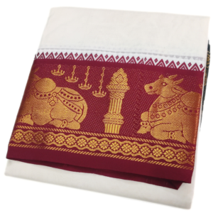Nandhi Lingam Designed 7 Inch Jacquard Dhoti
