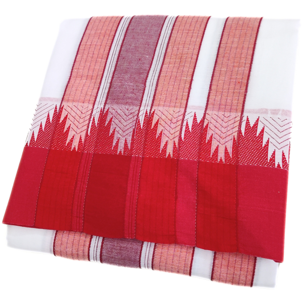 Pavanji Temple Border Kanchi Mundhi Dhoti Towel