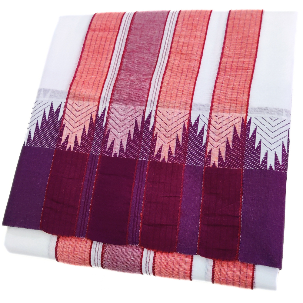Pavanji Thalampoo Kanchi Mundhi Dhoti Towel Set