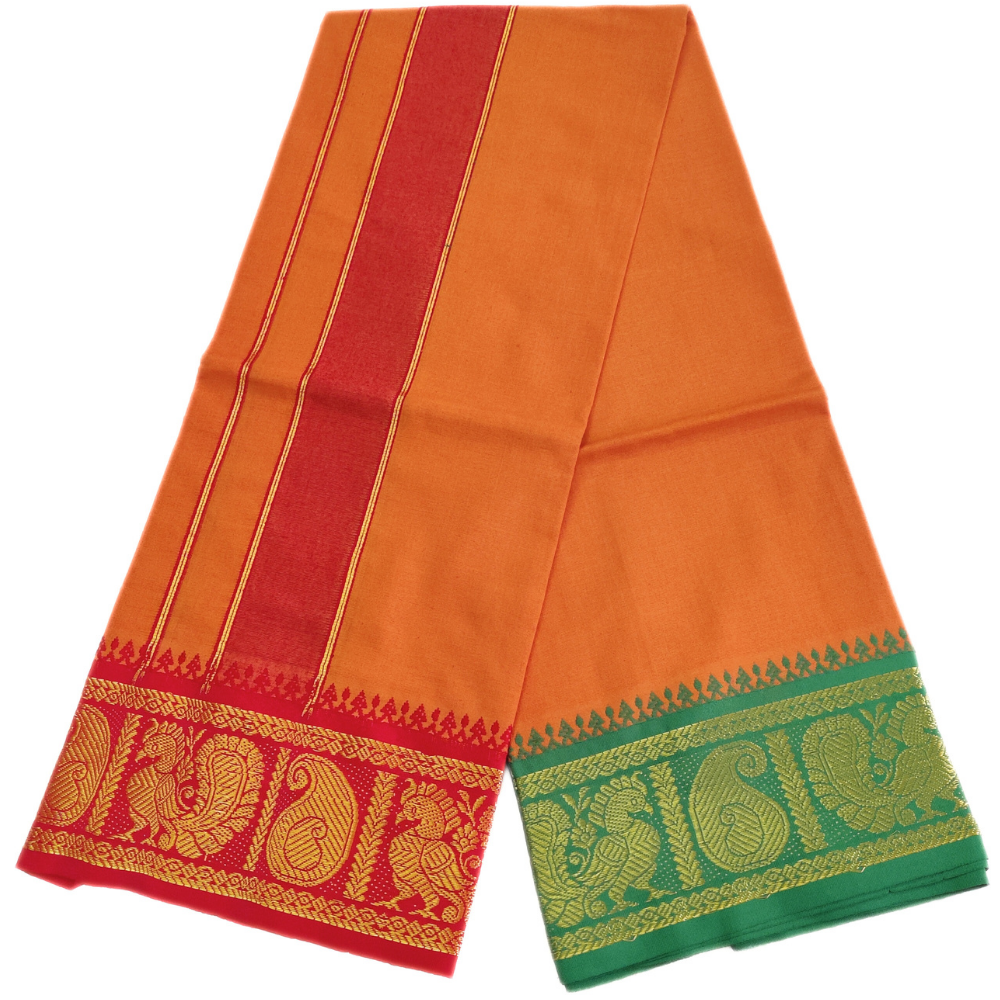 Kavi Color Cotton Jacquard 2 Meter Lungi/Dhoti