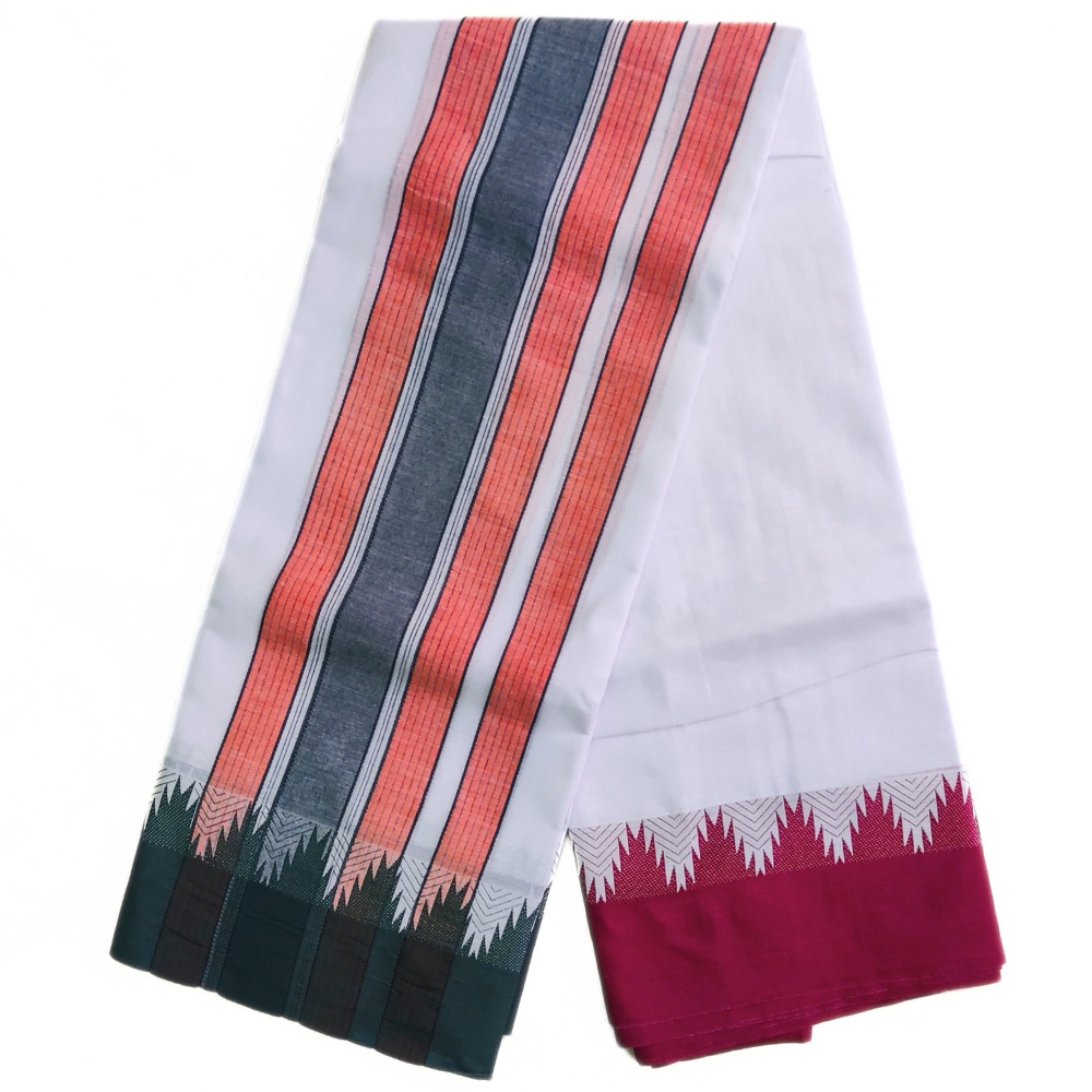 Pavanji Thalampoo Kanchi Mundhi Dhoti Towel Set