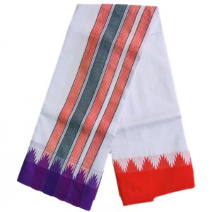 Pavanji Thalampoo Kanchi Mundhi Dhoti towel set
