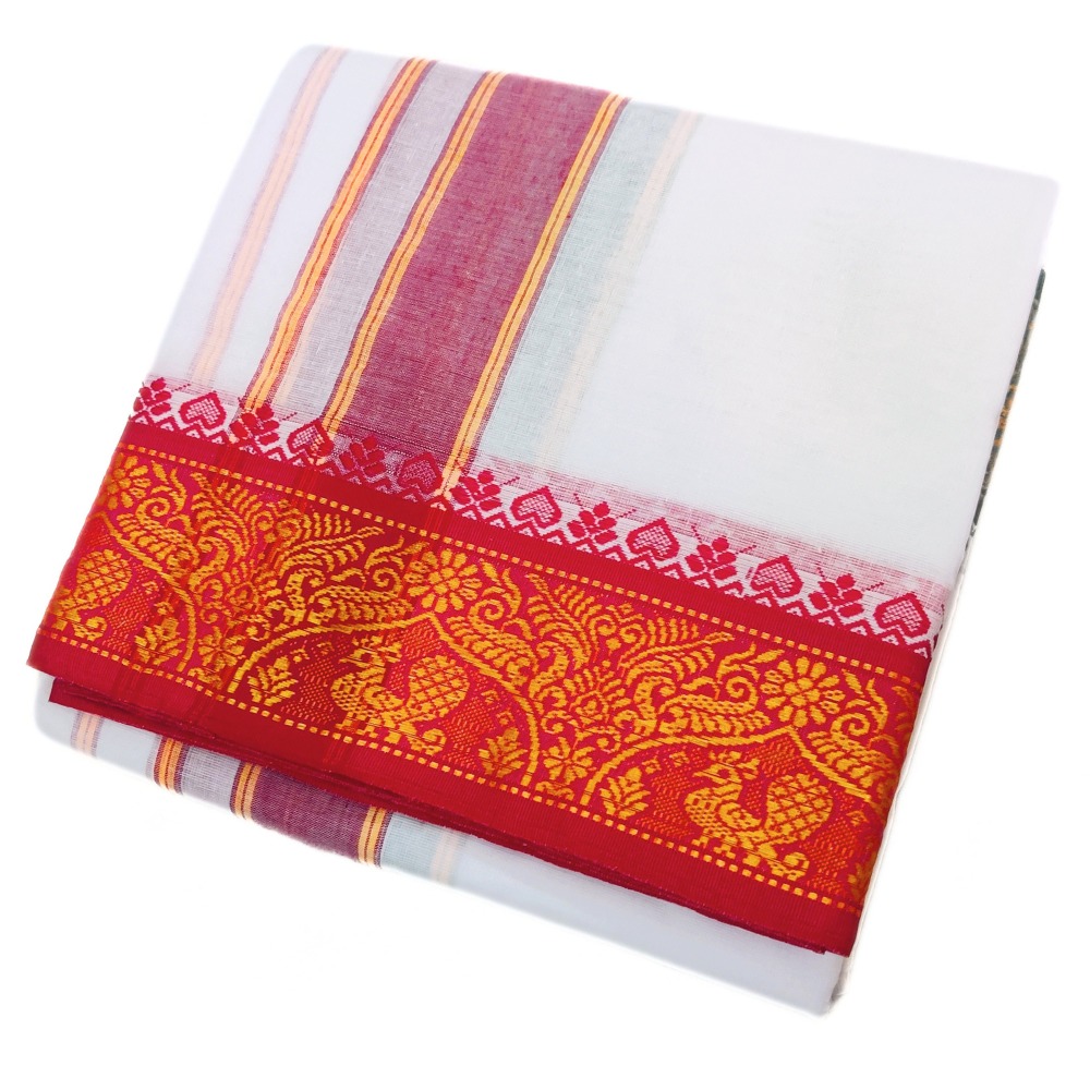 Annam Jacquard Fancy Border Dhoti