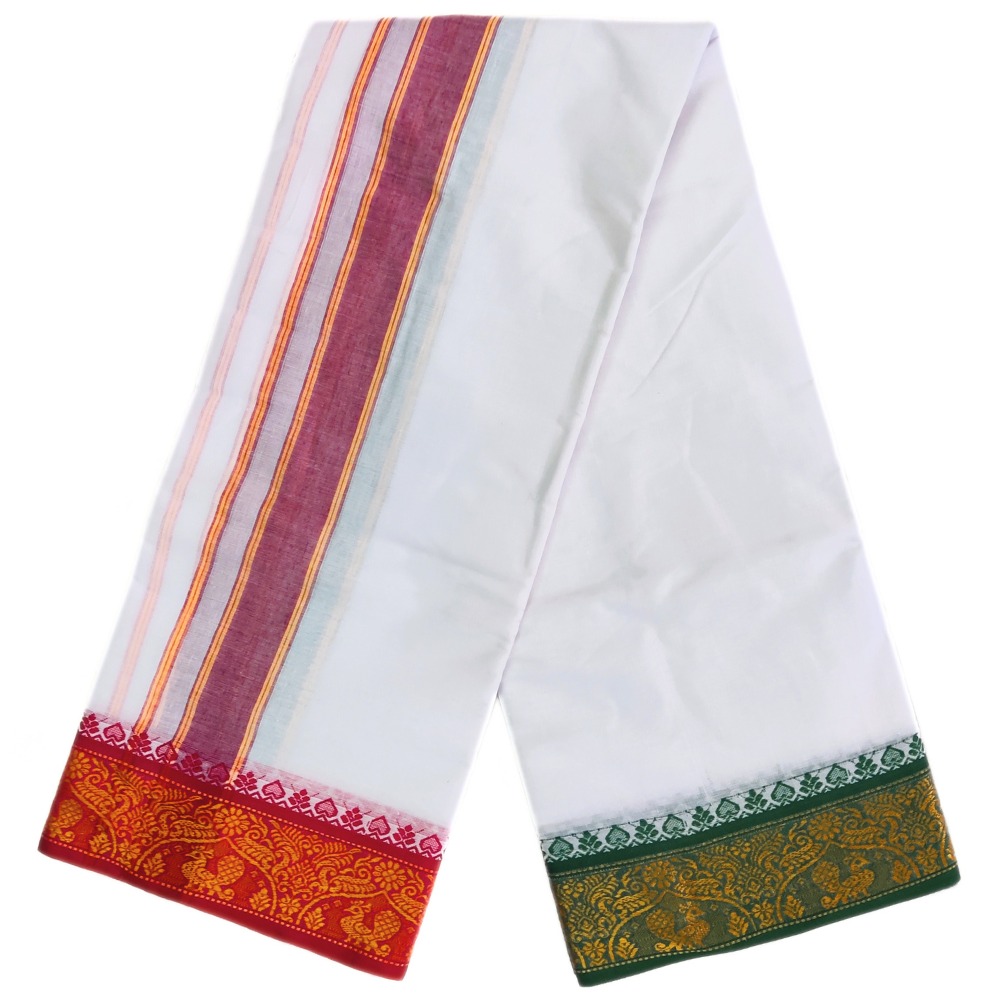 Annam Jacquard Fancy Border Dhoti