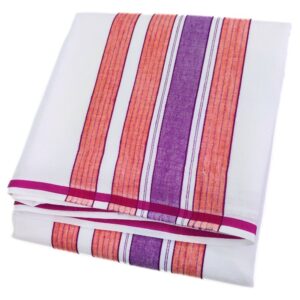 Small Border White Namadhari Cotton Dhoti