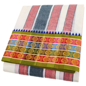 Rudraksham Design Vaishnava Dhoti Set