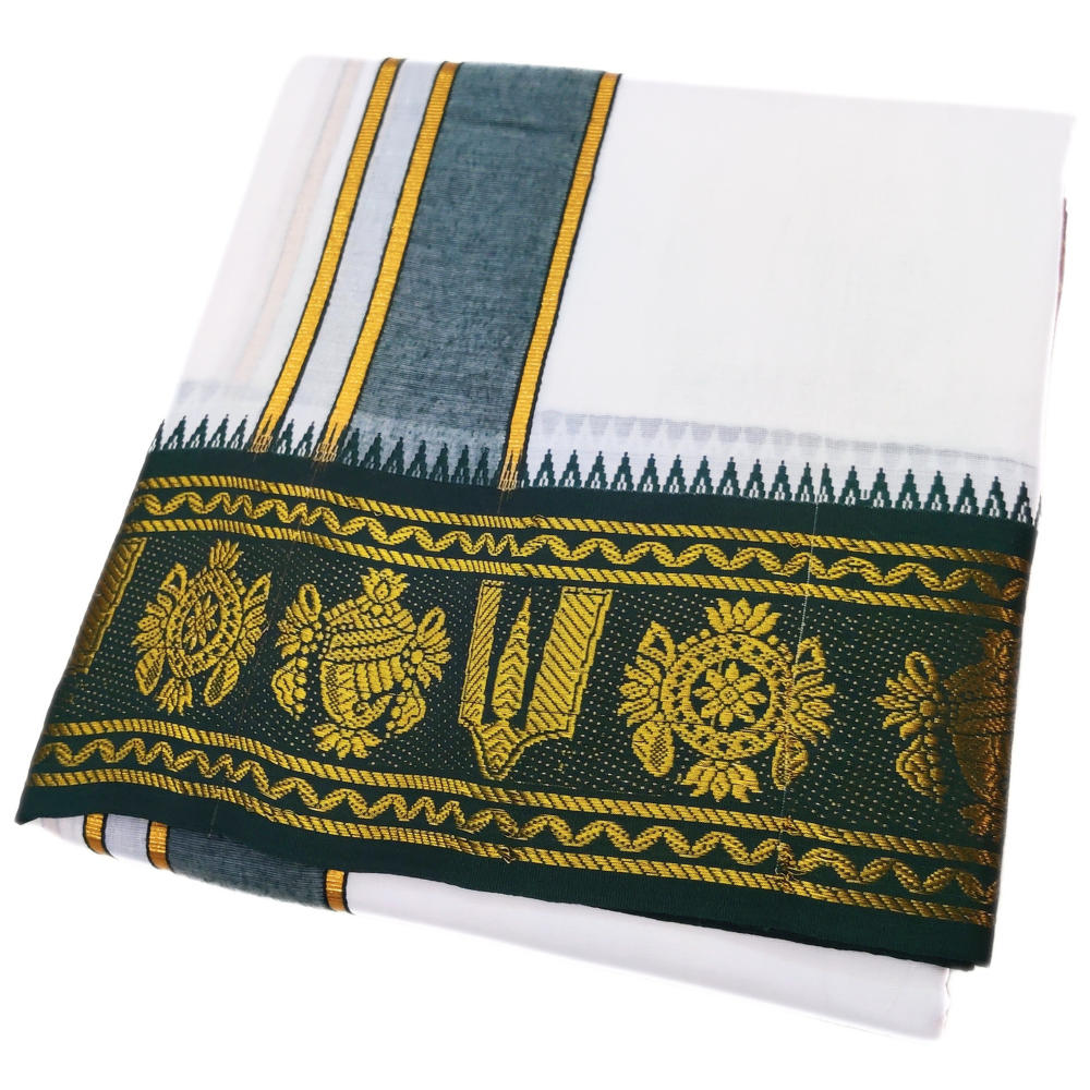 Thiruman Border Pure Cotton Dhoti