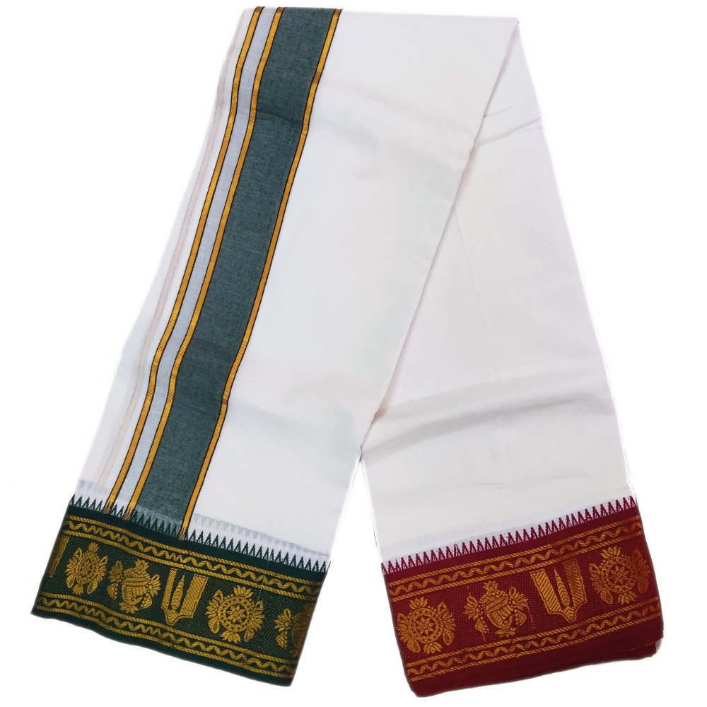 Thiruman Border Pure Cotton Dhoti