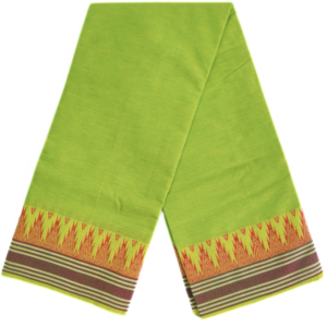 Green Fancy Gundanji Temple Border Dhoti